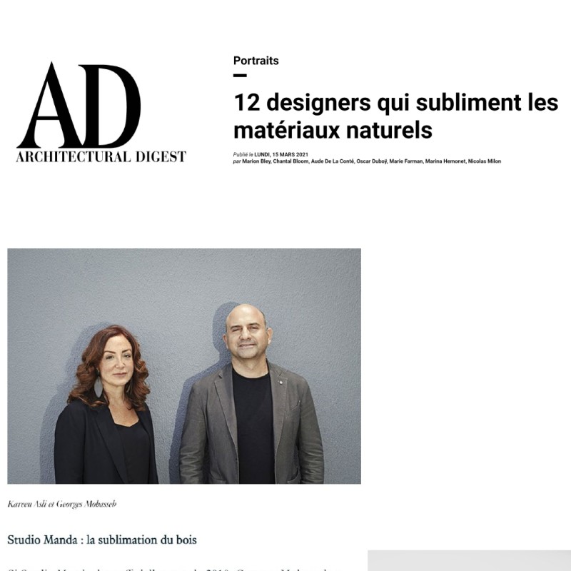 AD - ARCHITECTURAL DIGEST - AD liste designers